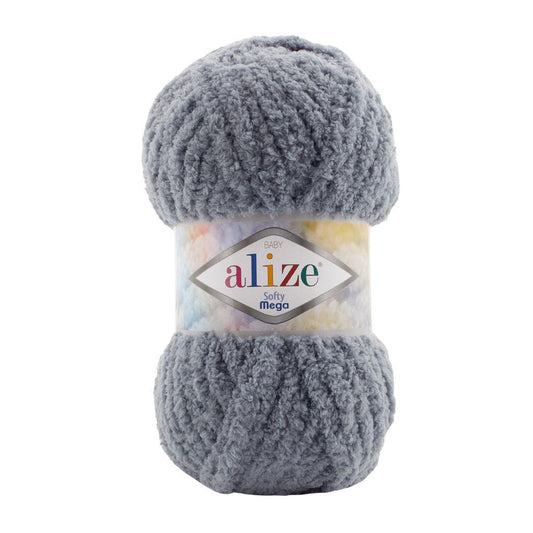 ALIZE BABY SOFTY MEGA GREY 119
