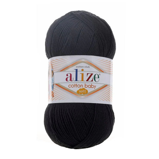 ALIZE COTTON BABY SOFT BLACK 60