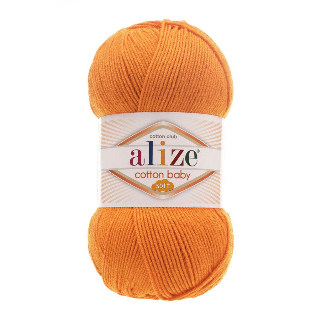 ALIZE COTTON BABY SOFT TANGERINE 336