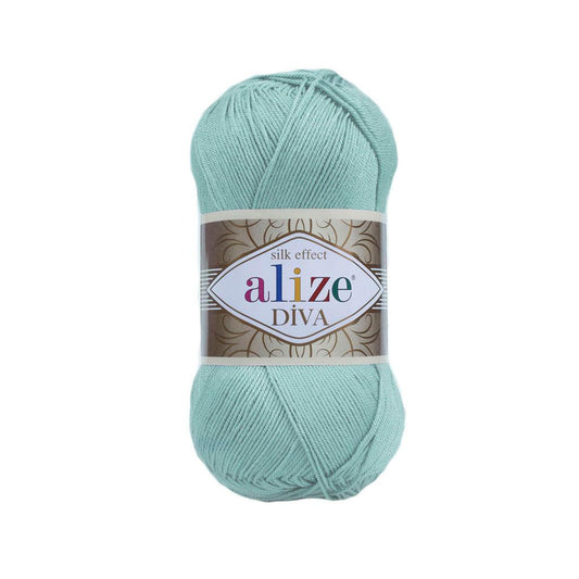 ALIZE DIVA SILK ACRYLIC LIGHT AQWUA 463