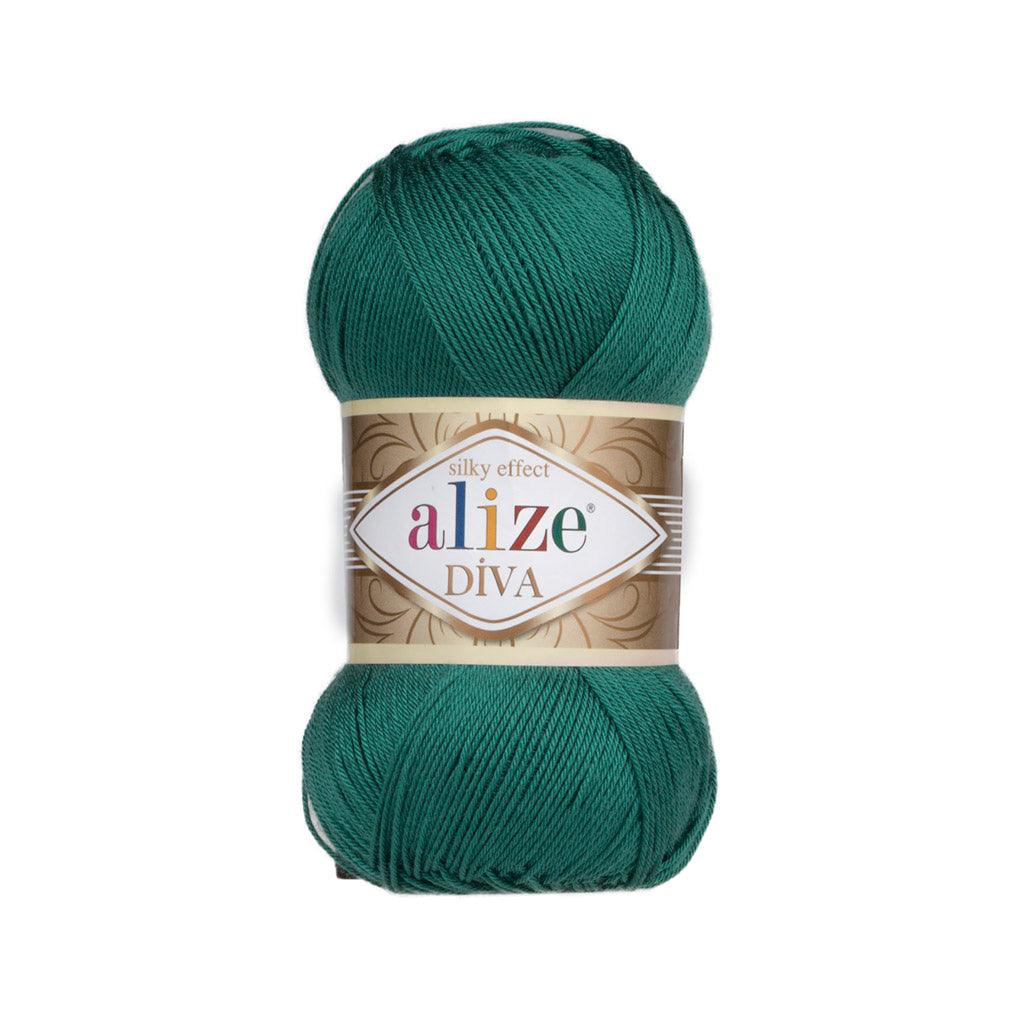ALIZE DIVA SILK ACRYLIC NORTH SEA 453