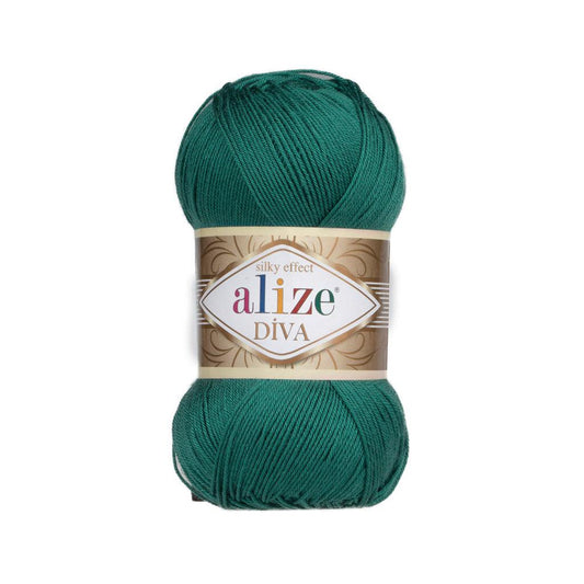 ALIZE DIVA SILK ACRYLIC NORTH SEA 453