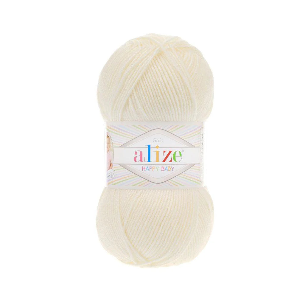 ALIZE HAPPY BABY SOFT LIGHT CREAM 62