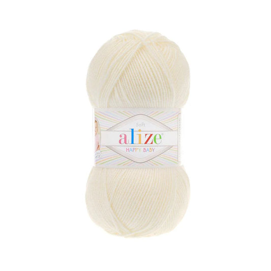 ALIZE HAPPY BABY SOFT LIGHT CREAM 62