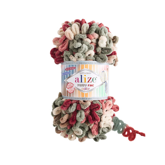 ALIZE PUFFY COLORS YARN 6039