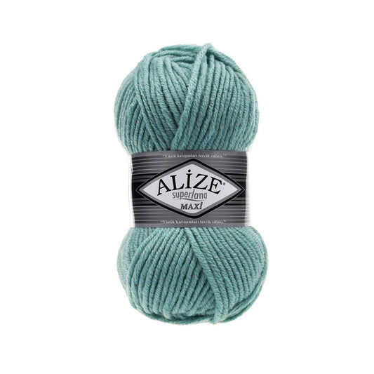 ALIZE SUPERLANA MAXI YARN LIGHT AQUA 463