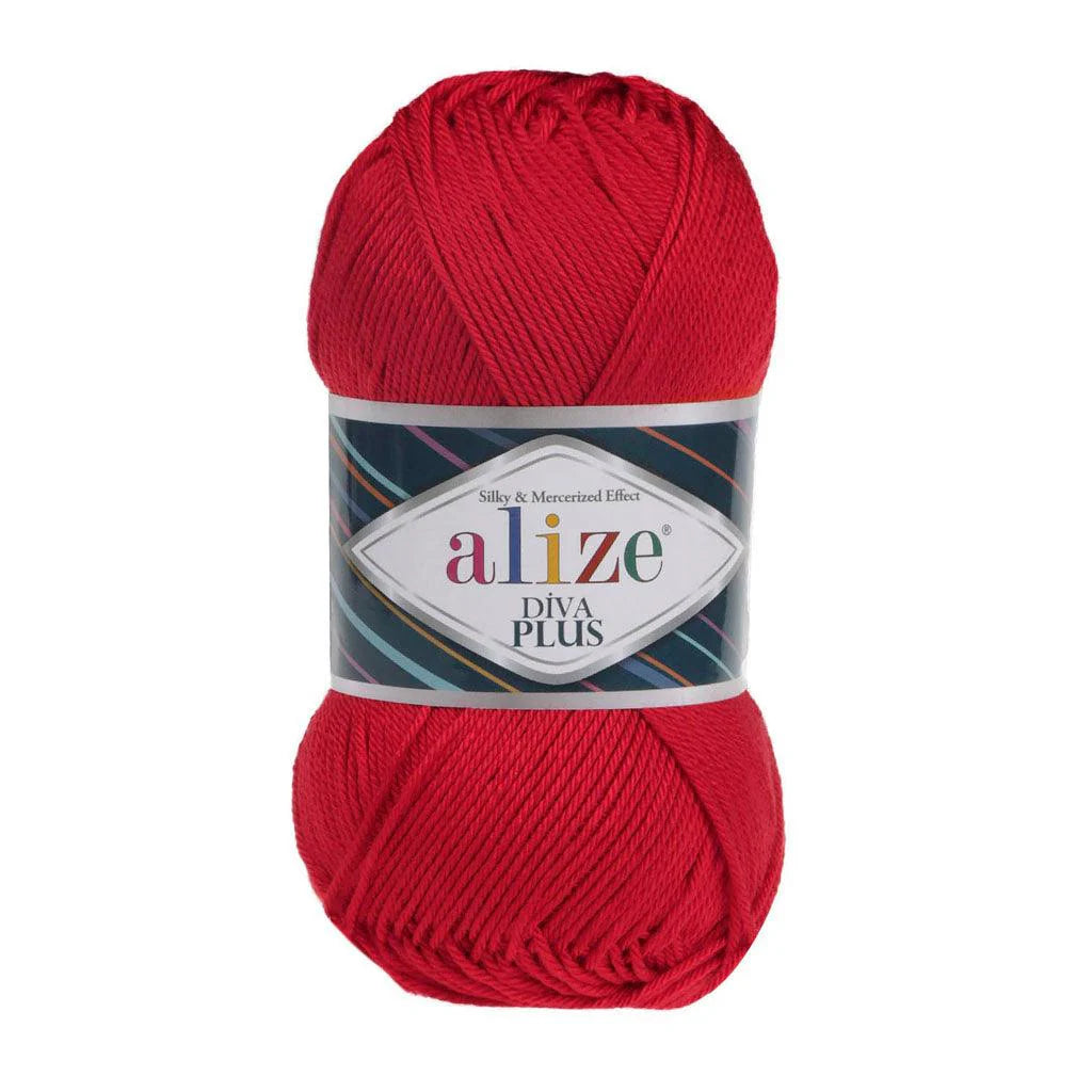 ALIZ DIVA PLUS 106 CRIMSON YARN