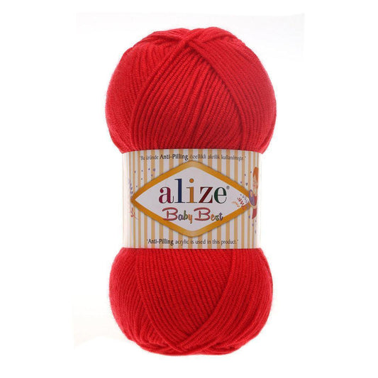 Alize - Baby Best  RED ACRYLIC 56