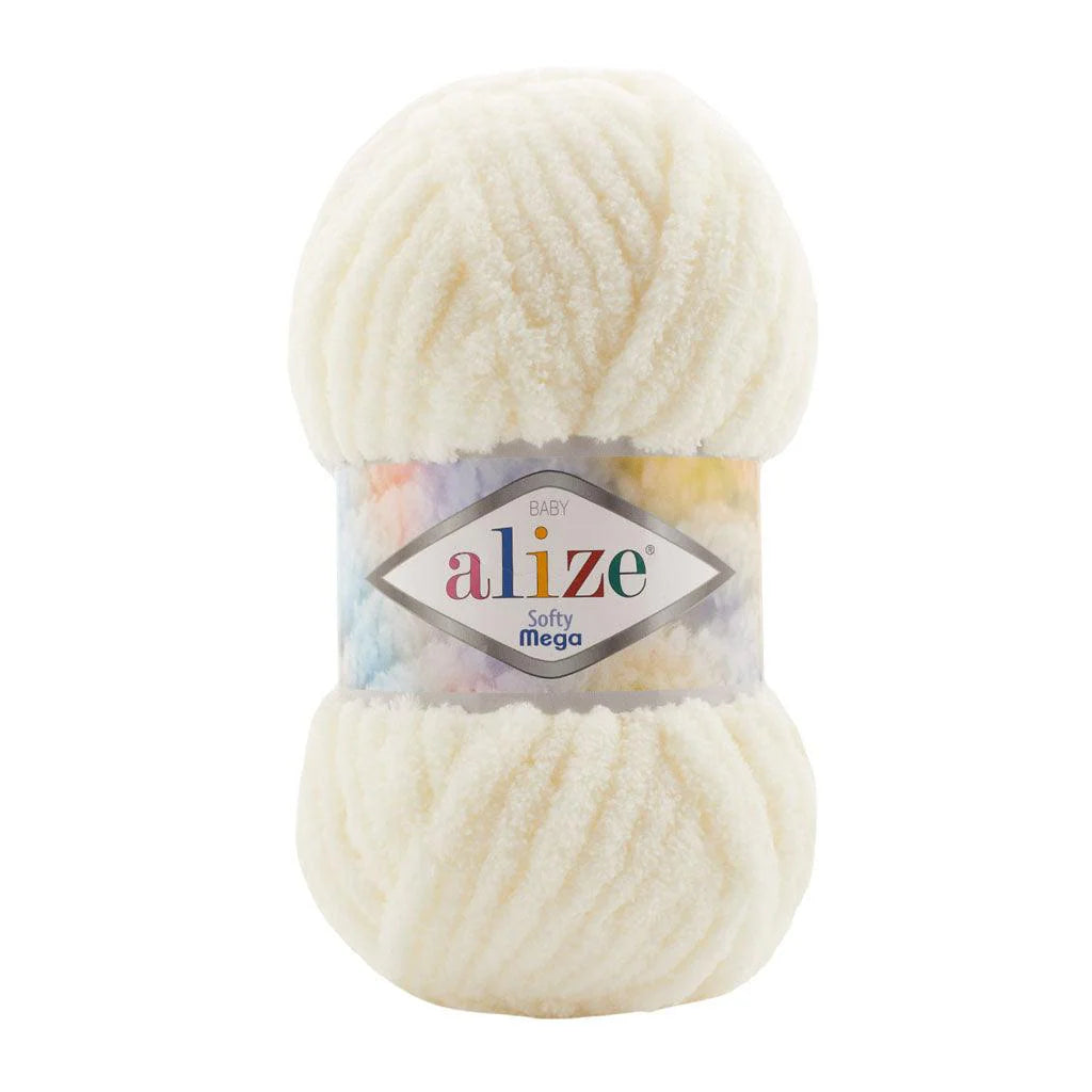 ALIZE BABY SOFTY MEGA LIGHT CREAM 62