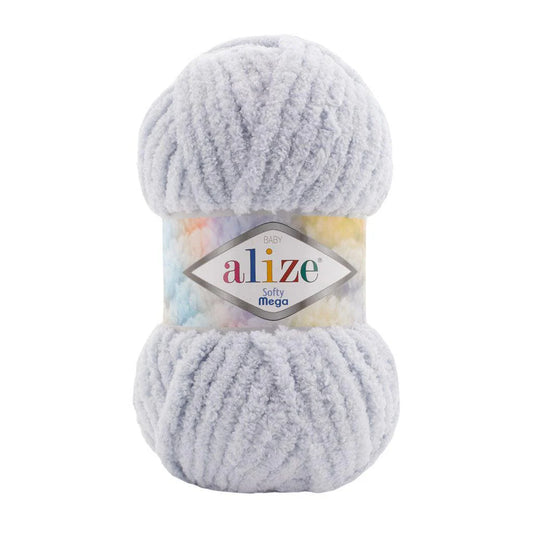 ALIZE BABY SOFTY MEGA LIGHT GREY 416