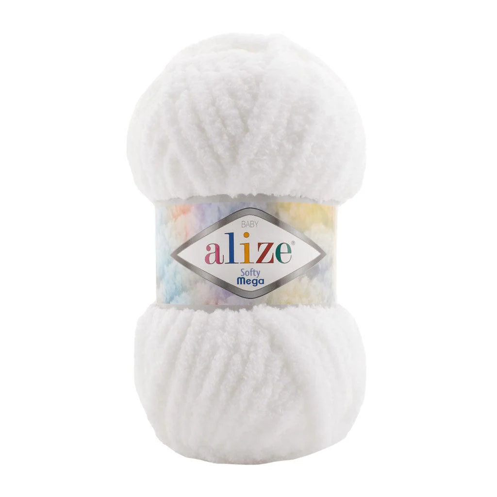 ALIZE BABY SOFTY MEGA WHITE 55