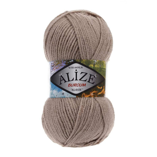 ALIZE BURCUM KLASIK YARN LIGHT TAUPE 167