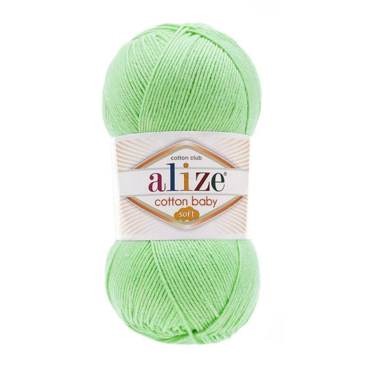 ALIZE COTTON BABY SOFT LIGHT GREEN 41