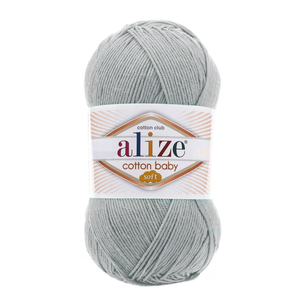 ALIZE COTTON BABY SOFT PEWTER GREY 344
