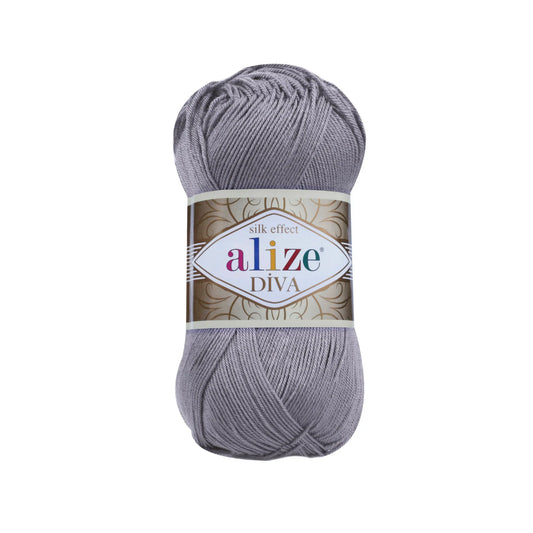 ALIZE DIVA SILK ACRYLIC 348
