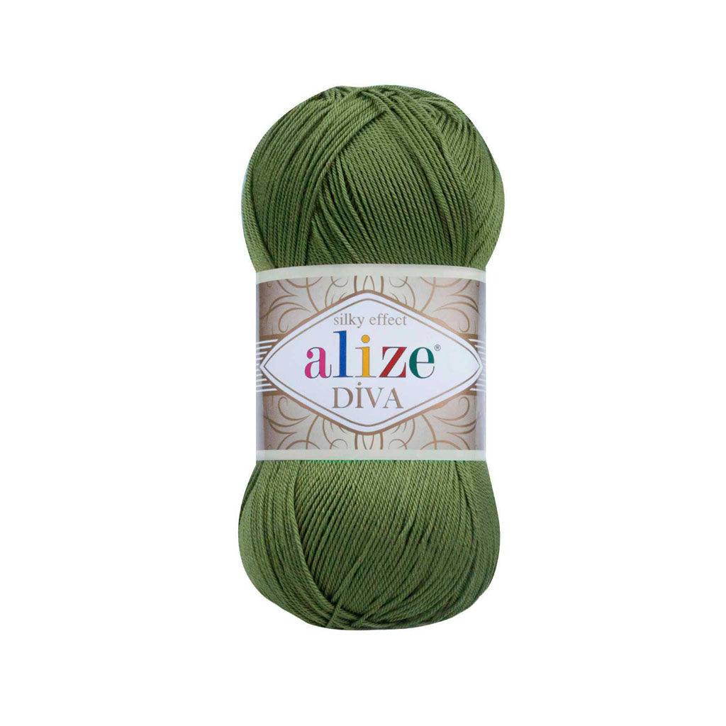 ALIZE DIVA SILK ACRYLIC BASIL 79