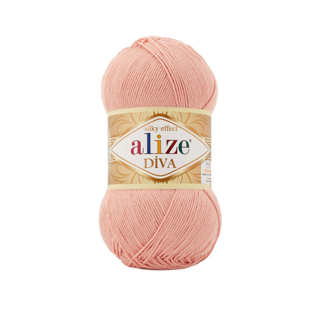 ALIZE DIVA SILK ACRYLIC WEDDING PINK 363