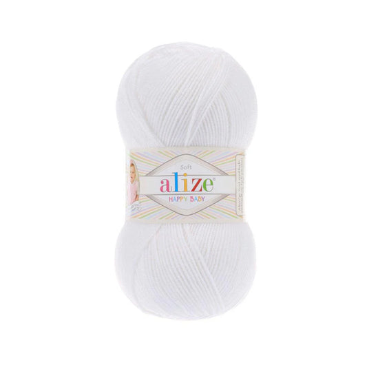 ALIZE HAPPY BABY SOFT WHITE 55