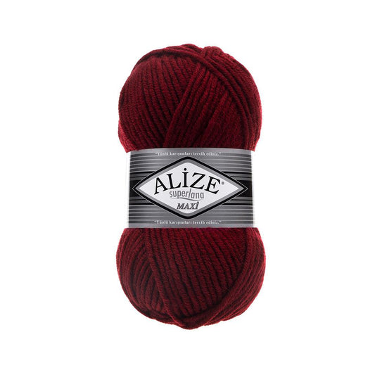 ALIZE SUPERLANA MAXI BORDEAUX 57