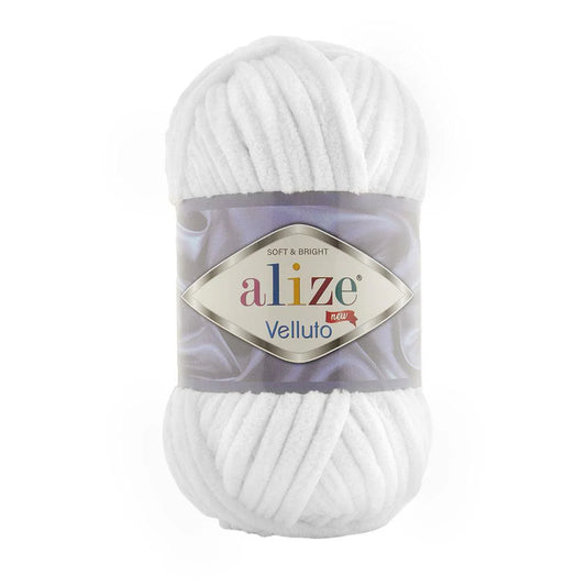 ALIZE VELLUTO WHITE 55